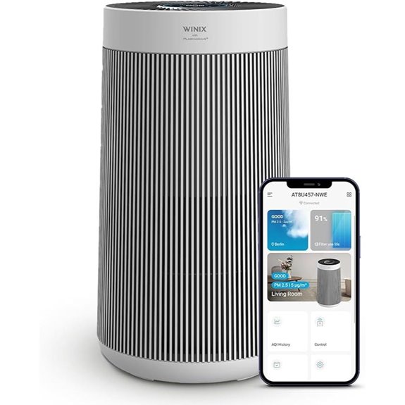 WINIX T800 WLAN-Luftreiniger mit HEPA-Filter