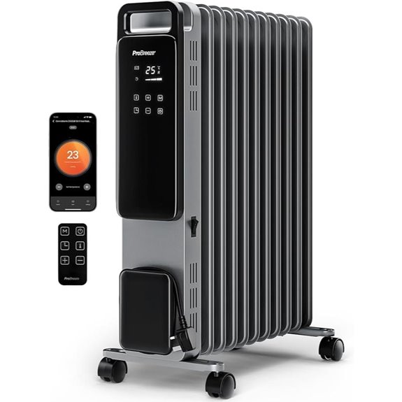 Pro Breeze 2500W Ölradiator mit WLAN & Timer