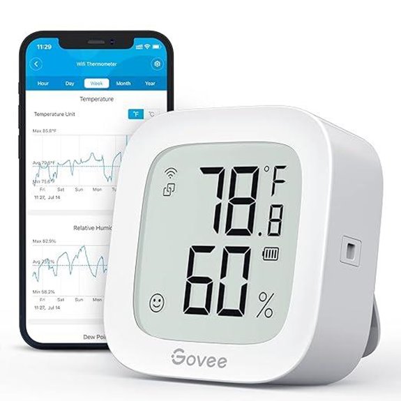 Govee WLAN-Thermometer Hygrometer mit App-Benachrichtigungen