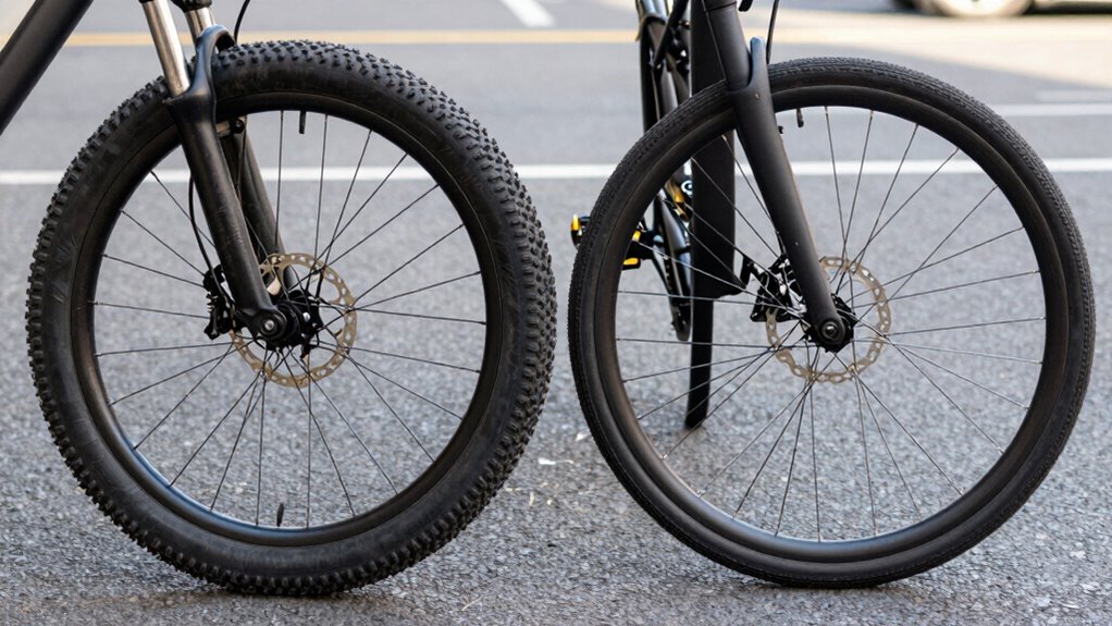 wider tires improve grip