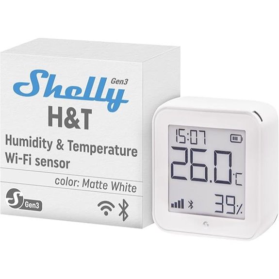 Shelly H&T Gen3 WiFi Temperatur- & Feuchtigkeitssensor