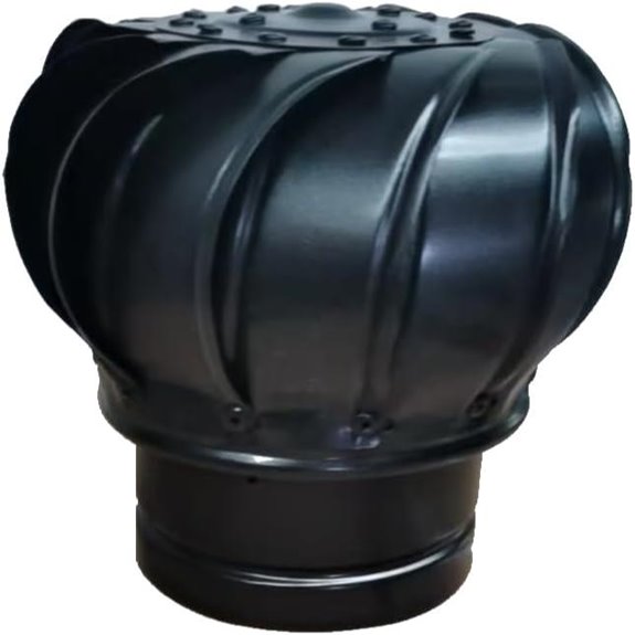 Windbetriebenes Dachventilator 316 Edelstahl 12 Flügel