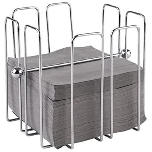 APS Paderno Serviettenhalter aus Draht H 19 Zoll