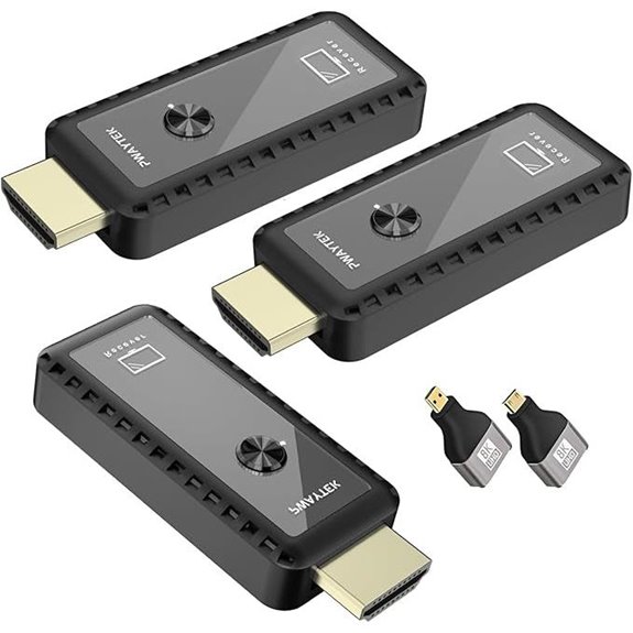 PWAYTEK 4K HDMI Wireless Transmitter & Receivers