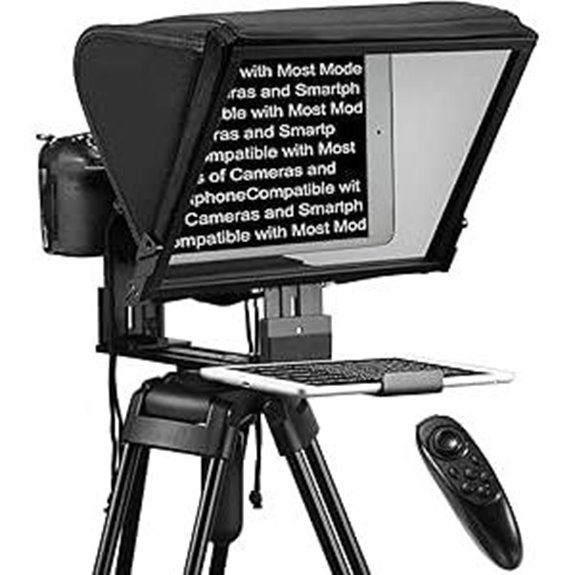 TX12P All-Metall-Teleprompter mit Fernbedienung (Wireless Remote)