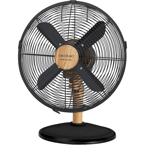 Cecotec EnergySilence 600 WoodDesk Ventilator 12 Zoll 3-Geschwindigkeiten