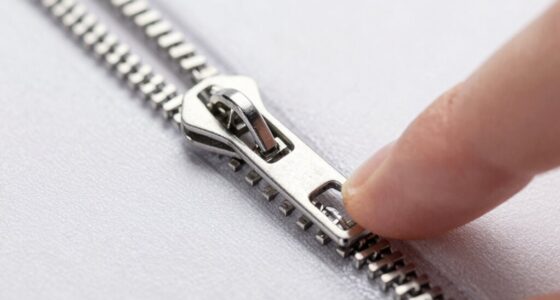 Reißverschluss-Wartung verhindert Brüche