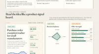 Purchase order exception tracker for small manufacturers