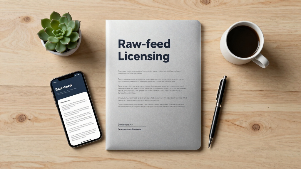Raw-feed licensing. The contract that doesn’t exist yet.